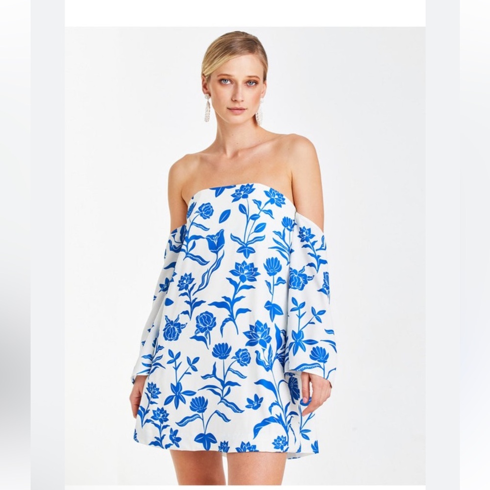 Mestiza Siciliana Off the Shoulder Mini Dress NWT